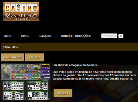 Agora, divirta-se jogando show ball 3 no Casino Mantra Online 4.5 (23)
